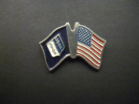 SFOR (Stabilization Force) samen met de Amerikanen, vlag vredesmacht Bosnische oorlog